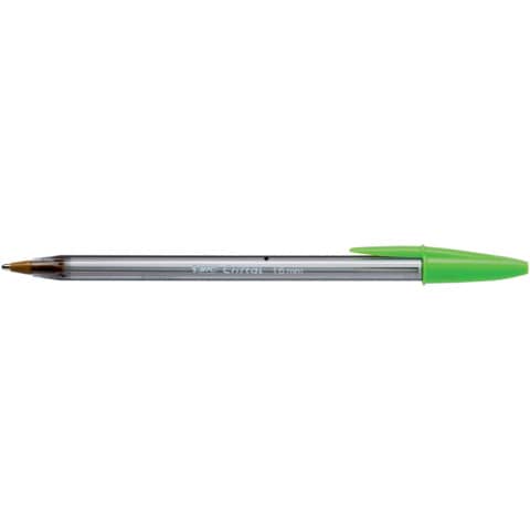Penne a sfera con cappuccio BIC Cristal Large Multicolour 1,6 mm assortiti conf. 20 pezzi - 926381